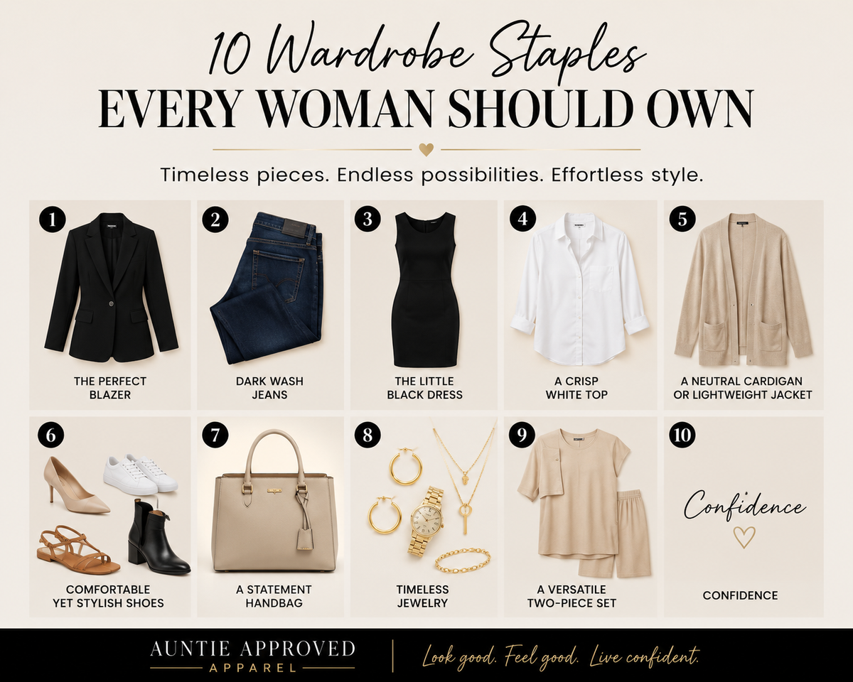 10 Staple Pieces Every Stylish Woman Should Own