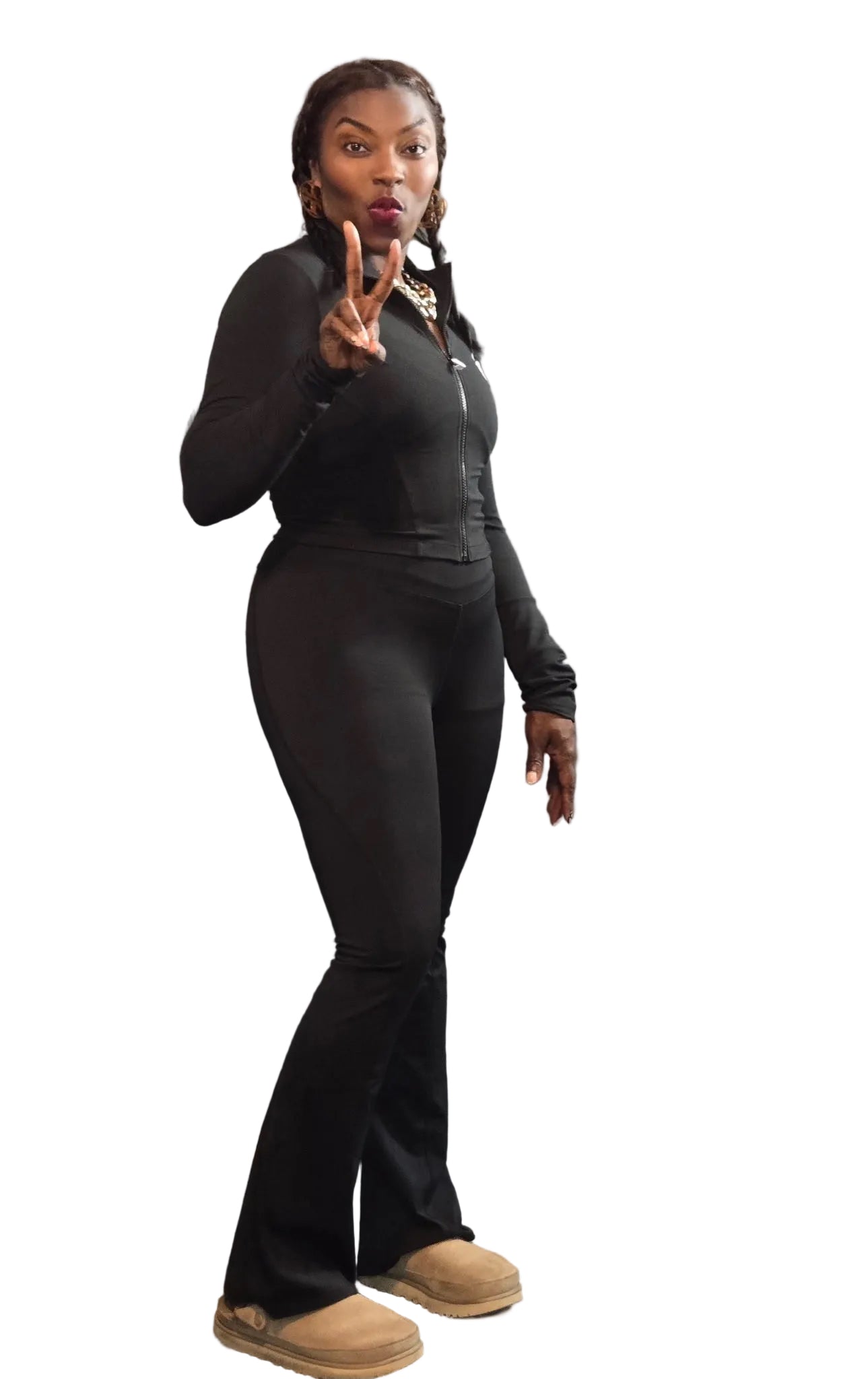 dRo Black Sweatsuit