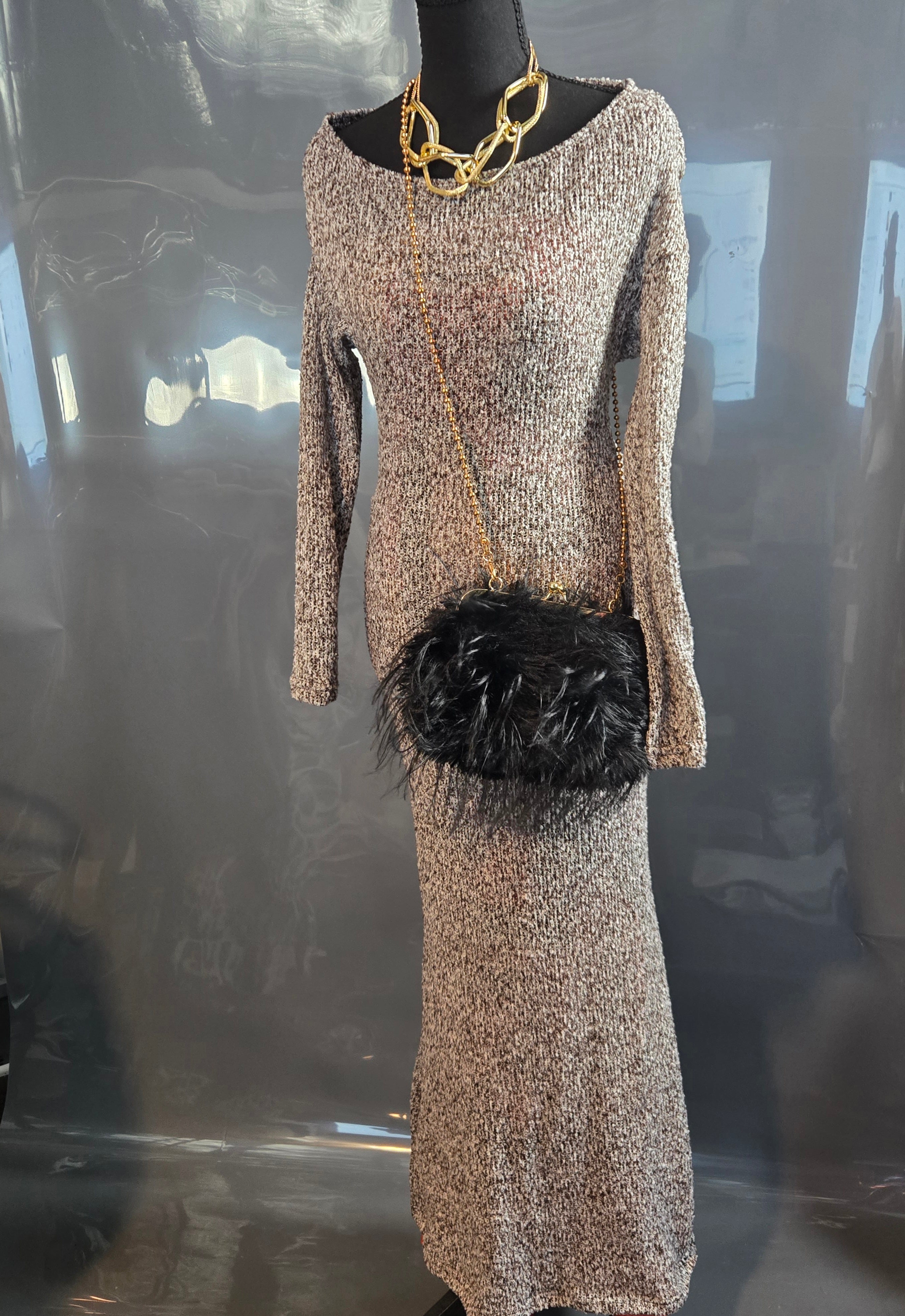 Long Sleeve Sweater Dress