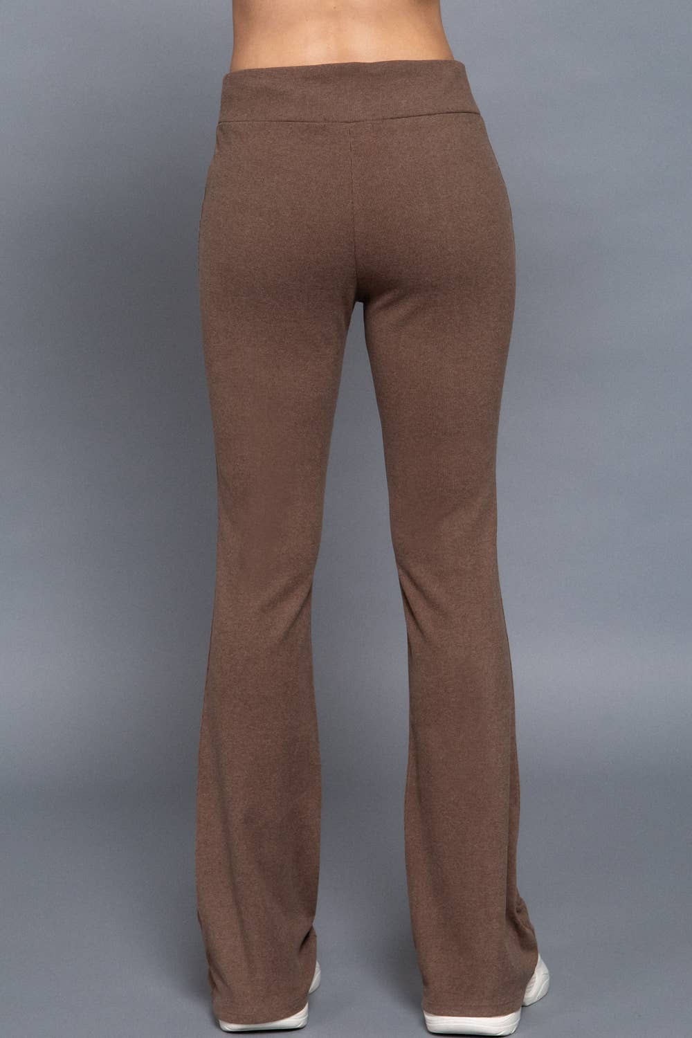 Semi Flare Brushed Knit Long Pants