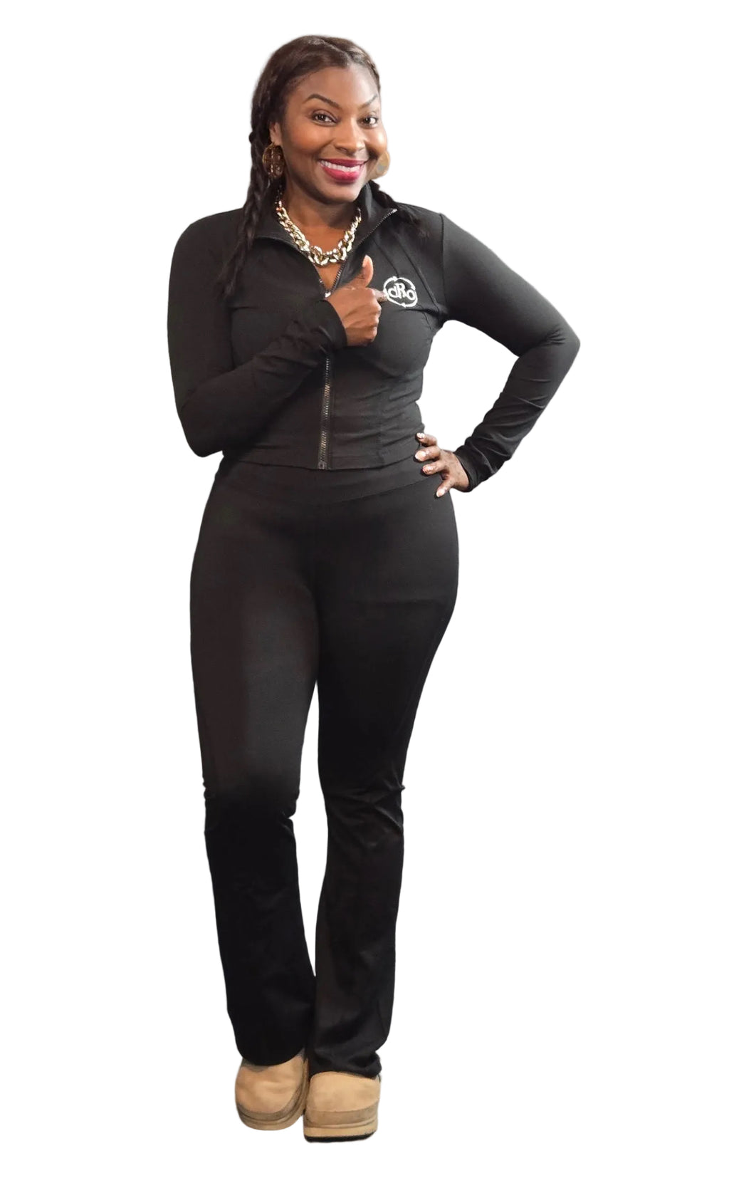 dRo Black Sweatsuit