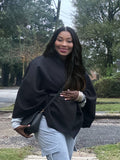 High Neck Tunic Cape