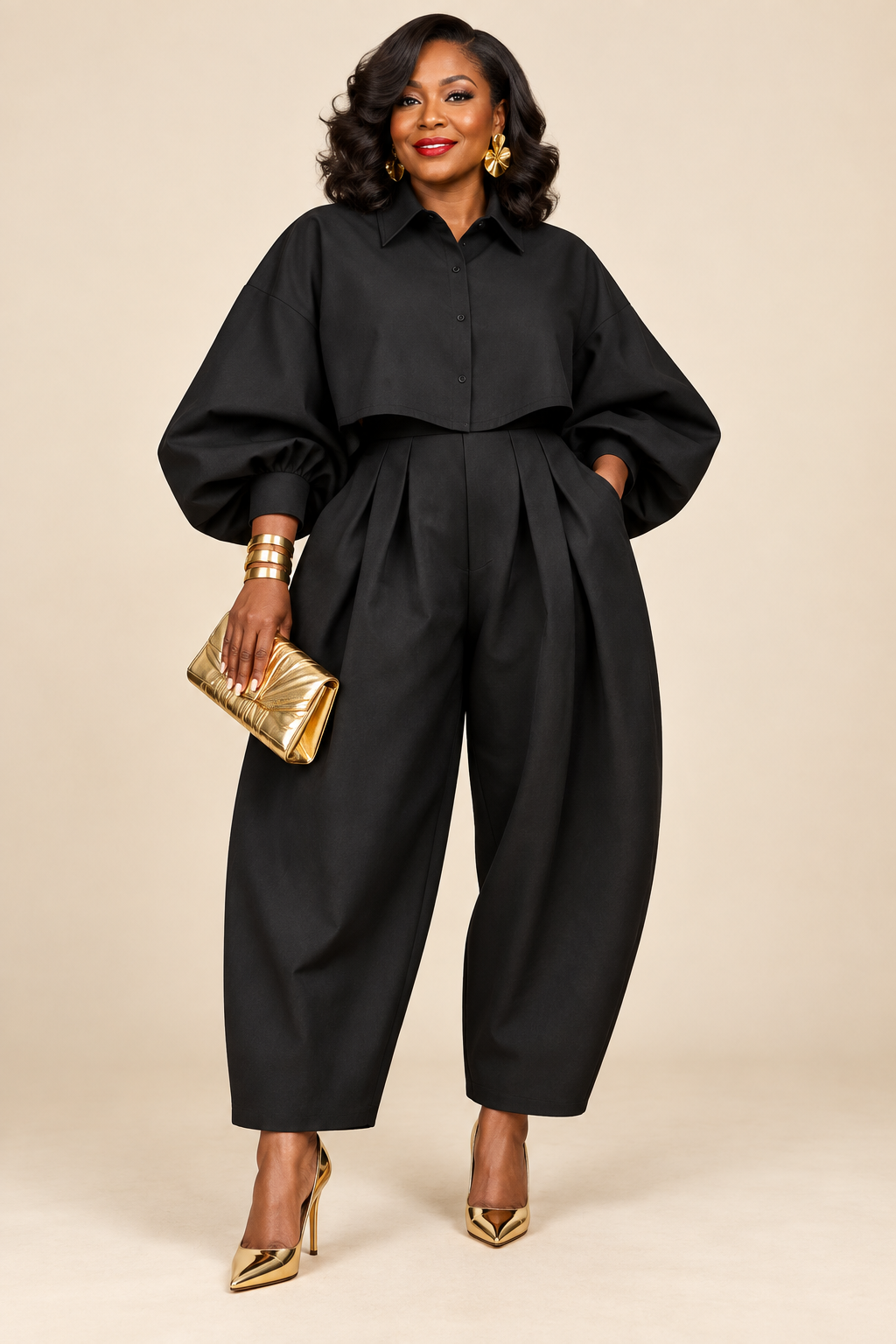 Curvy Two-Piece Set