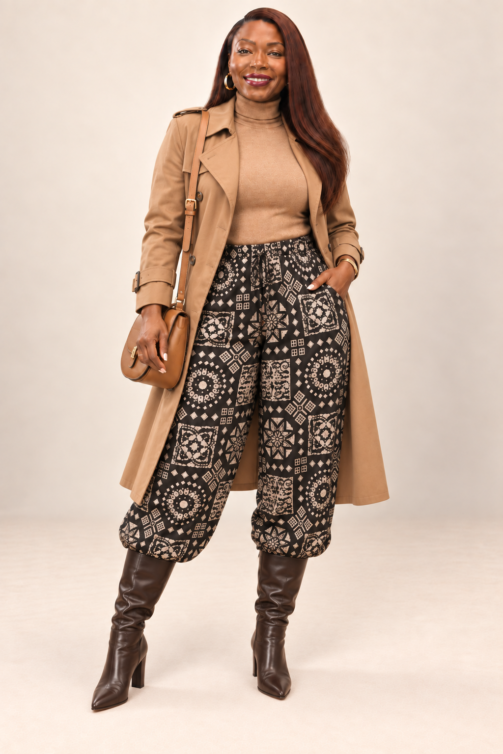 Boho Funnel Pants