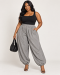 Curvy Checkmate Balloon Pants