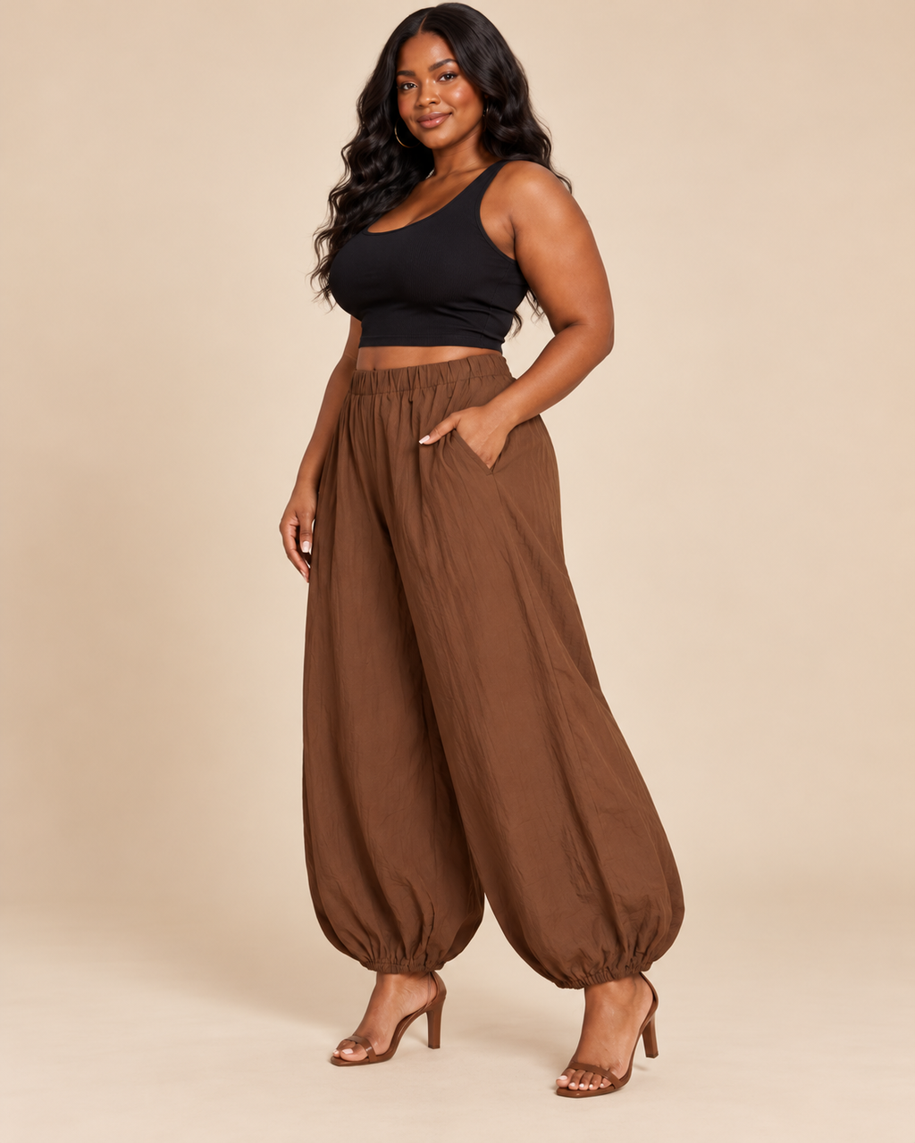 Cocoa Cloud Balloon Pants