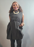 Curvy Style Flowy Mini Dress