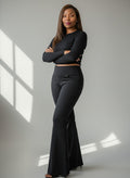 Flare Leggings with Pockets