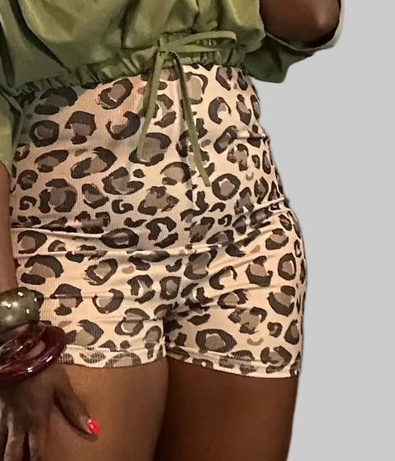 Leopard Print Romper