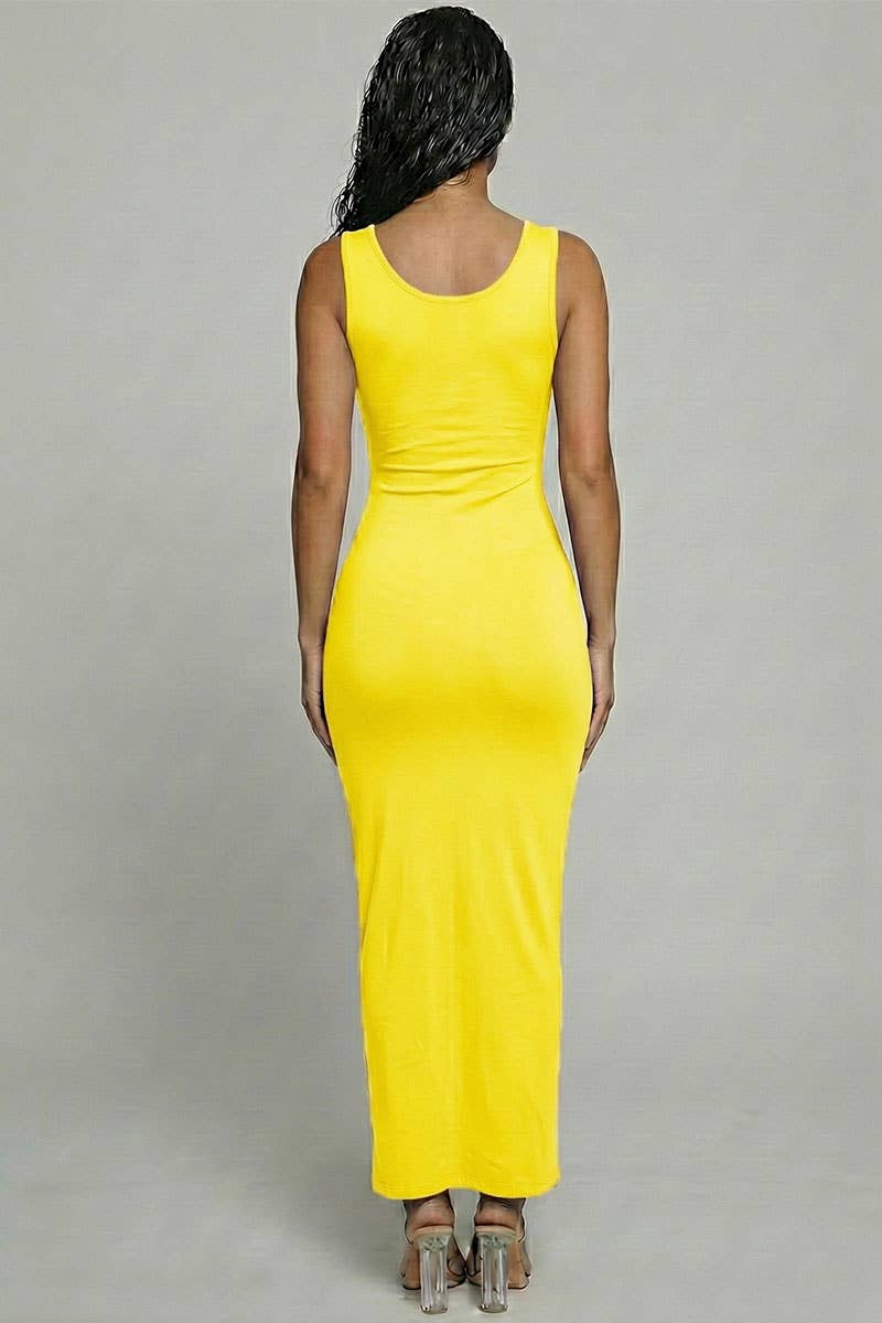 Sleeveless Basic Maxi Dress